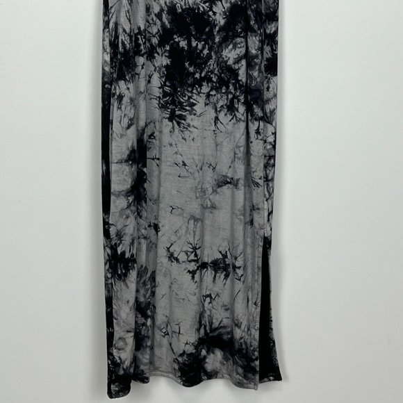 Evereve Peyton Jensen Womens Maya Gray Sleeveless Midi Dress Tie Dye size XS - Picture 10 of 15